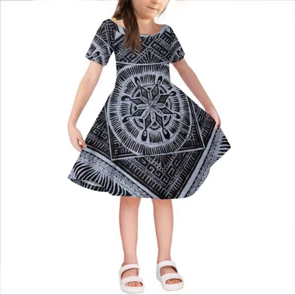 Robe fille Tapa  futunien