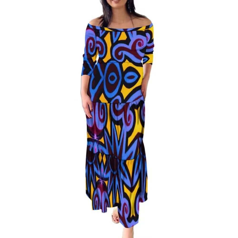 Robe longue tribal