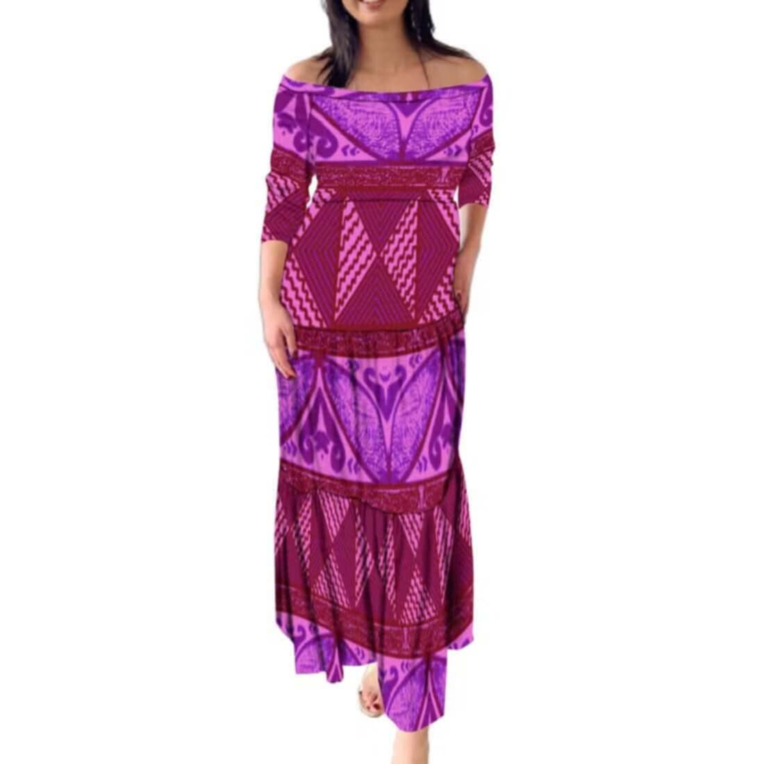 Robe longue mode tribal(3)