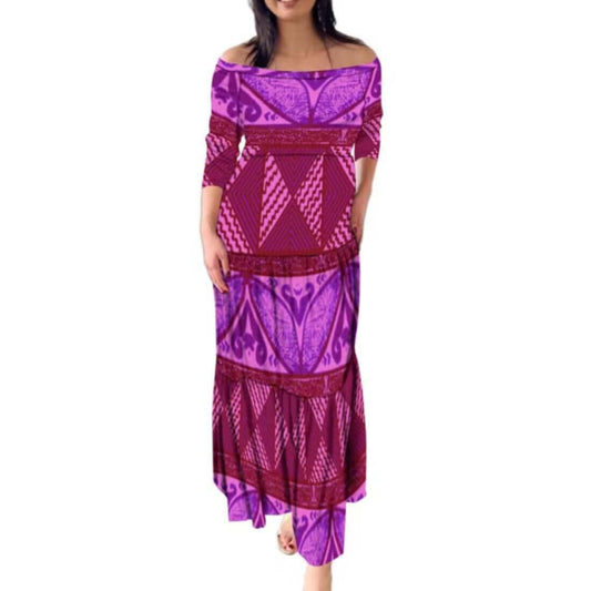 Robe longue mode tribal(3)
