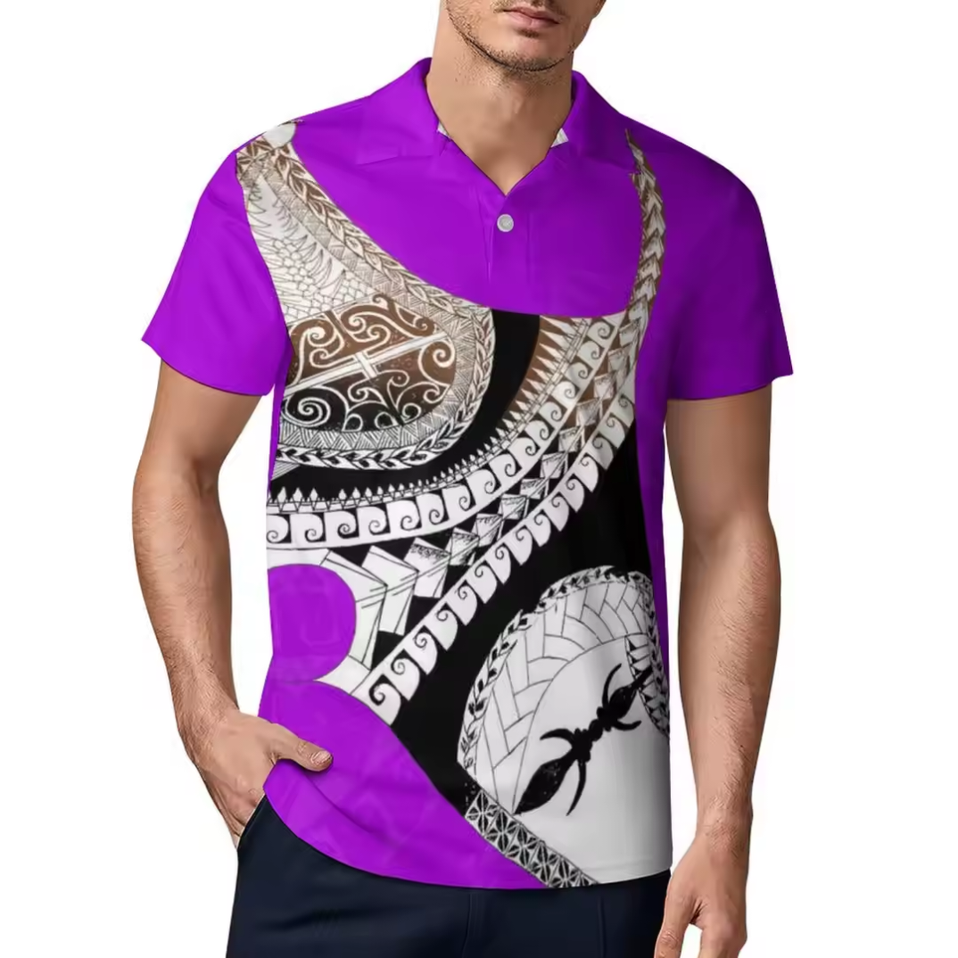 Polo homme polynésien