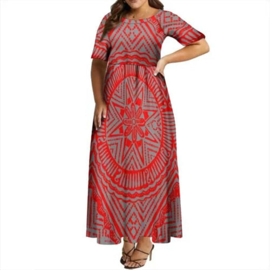 Robe longue mode tribal