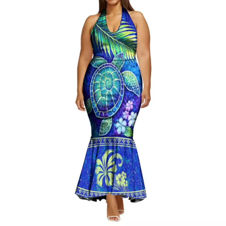 Robe tropical dos nu.