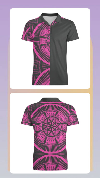 Polo homme tribal