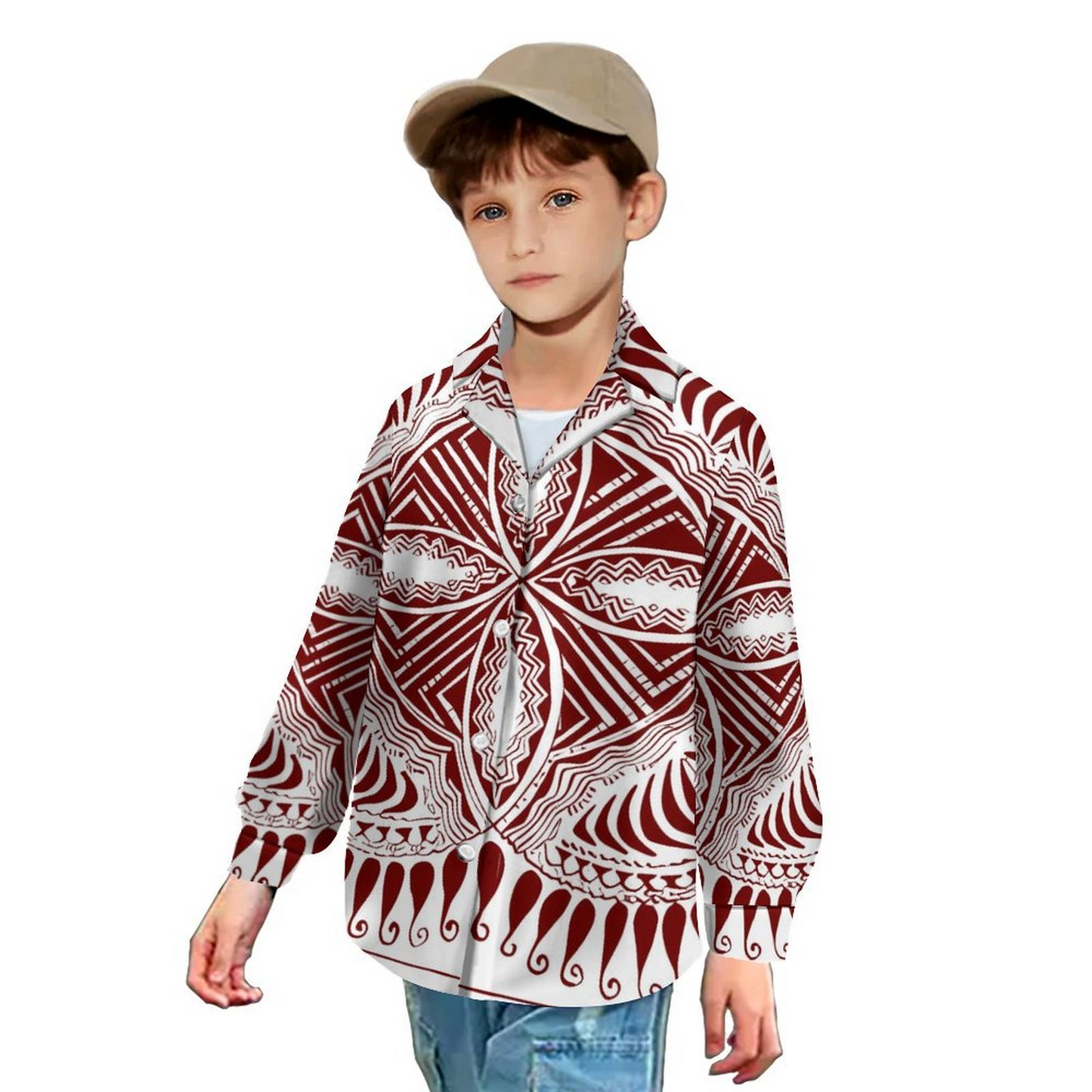 Chemise enfant manches longues tapa